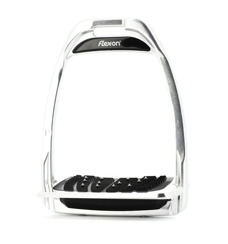 Flex-On Hunter Aluminium Stirrups in Silver